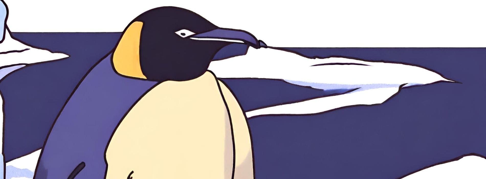 How to draw emperor penguin?