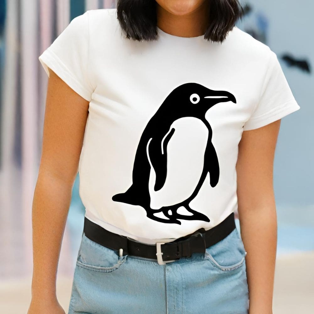 penguin-t-shirt-women's