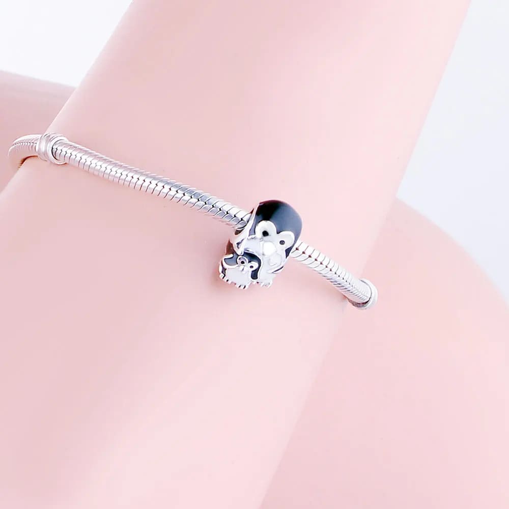 Adopt a penguin bracelet - Silver