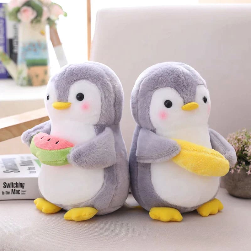 Baby penguin plush - push