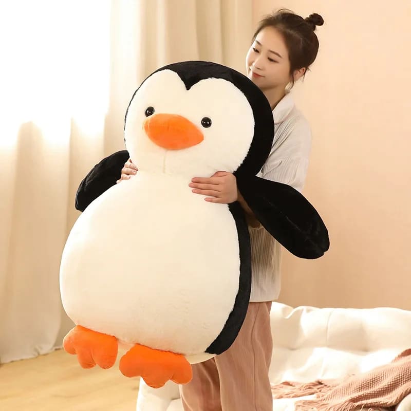 Big black penguin plush - 65cm