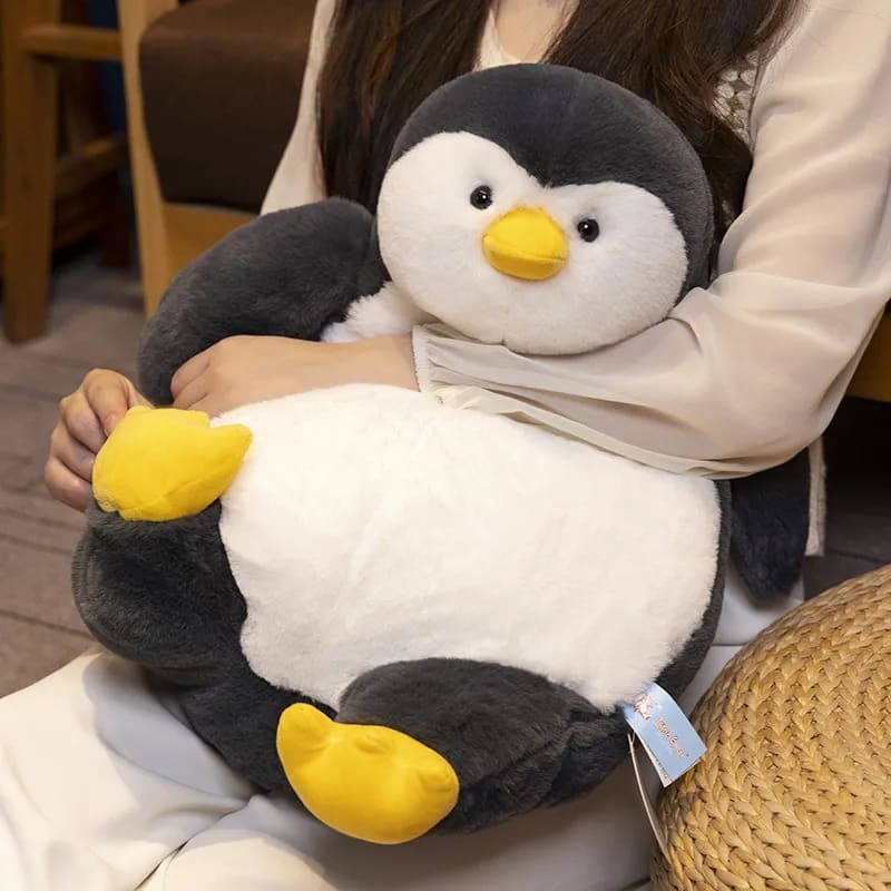 Big plush penguin - push