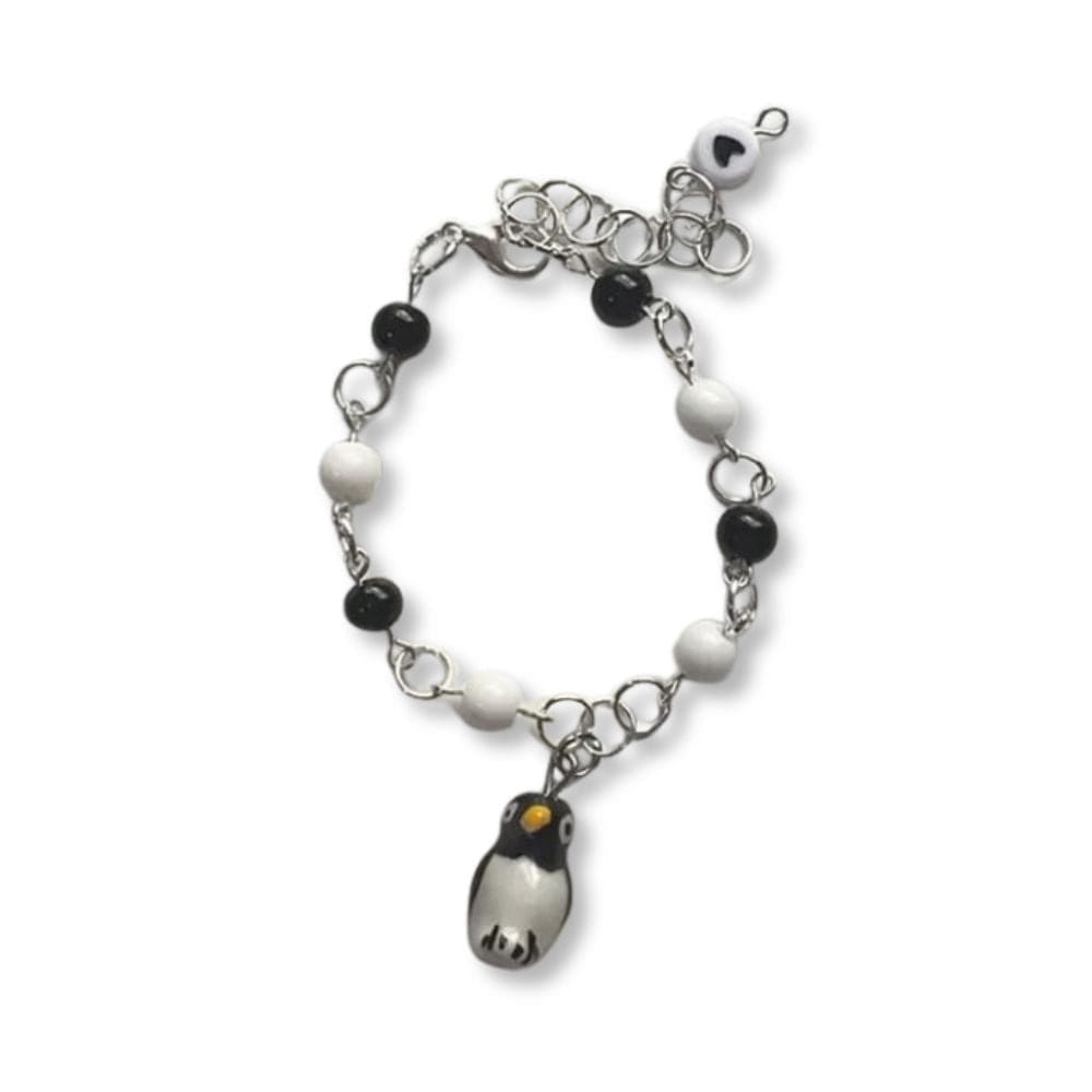 charm bracelet penguin - Silver