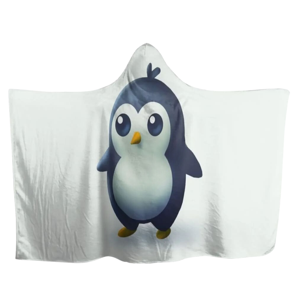 cute-penguin-blanket-hoodie-cover-design