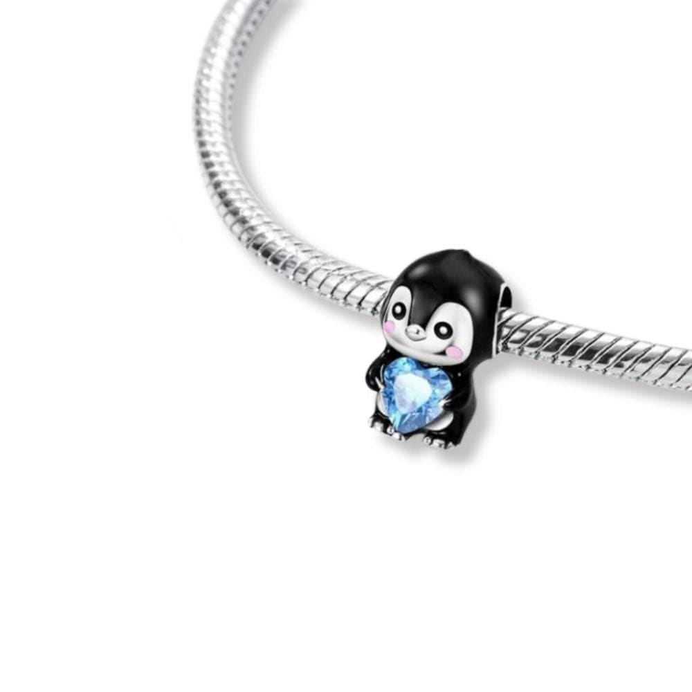 Diamond penguin bracelet - Silver