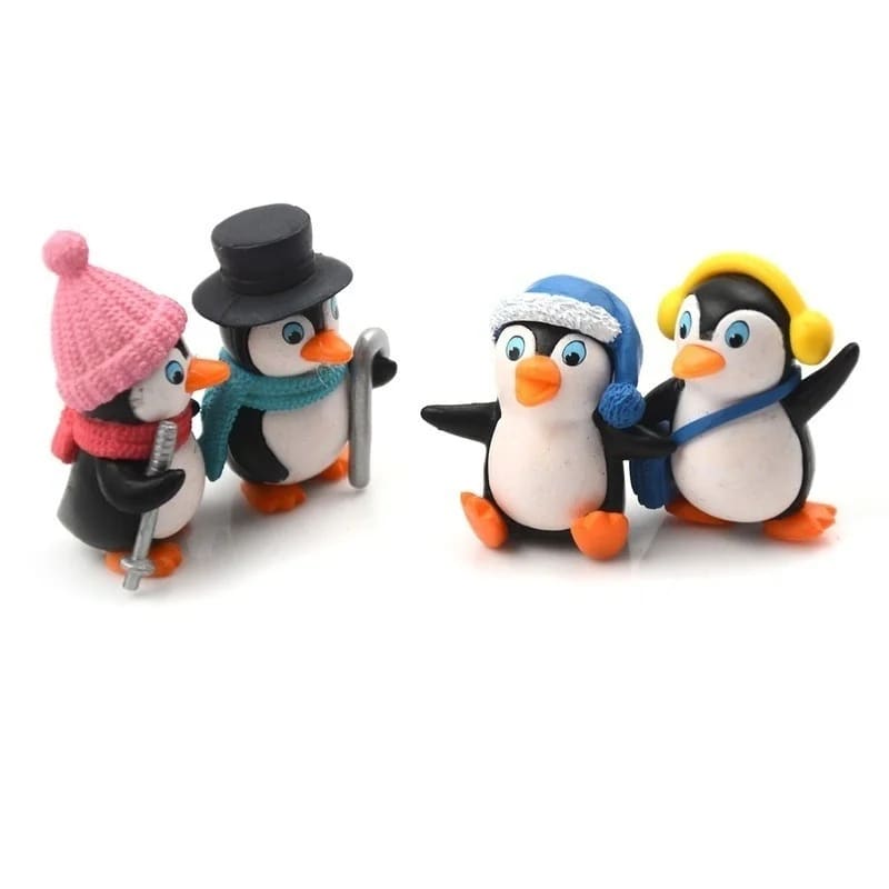 fairy penguin figurines - 4 pcs Figurine