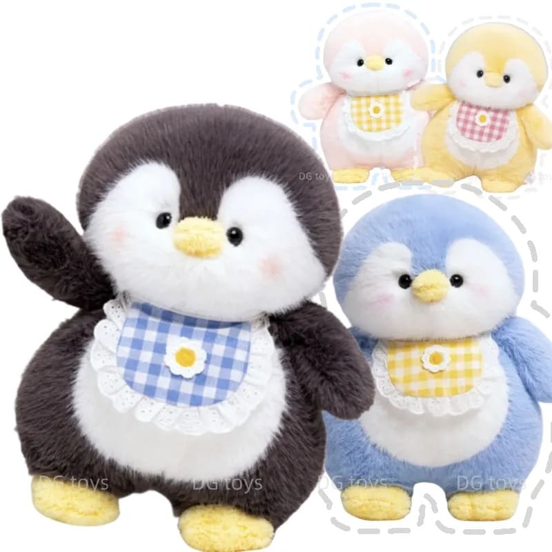 Fluffy penguin plush