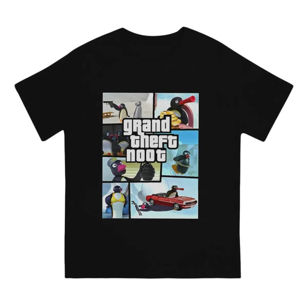 Grand Theft Noot penguin t - shirt
