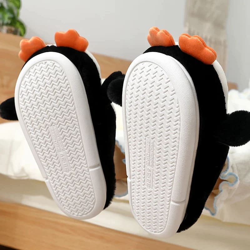 Happy fet penguin slipper