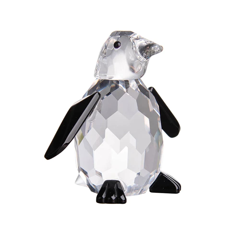 murano glass penguin figurine - Crystal