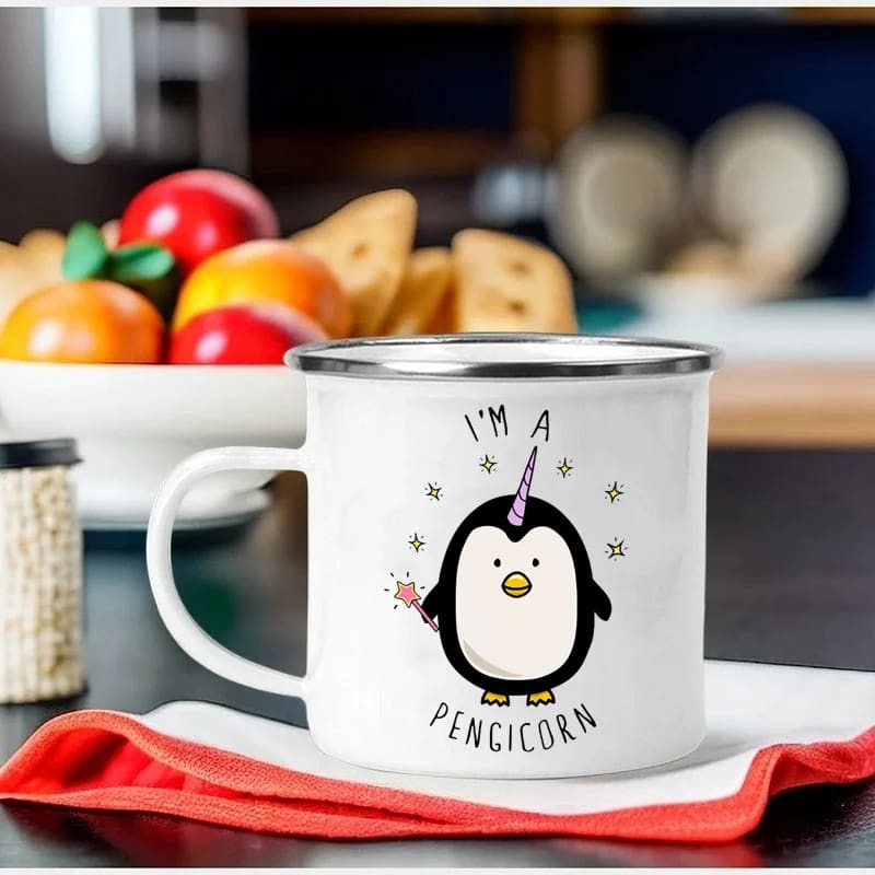 Pengicorn penguin mug - white / 11oz decorations