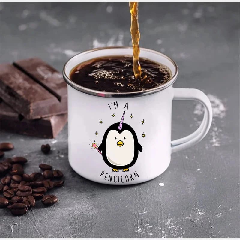 Pengicorn penguin mug - white / 11oz decorations