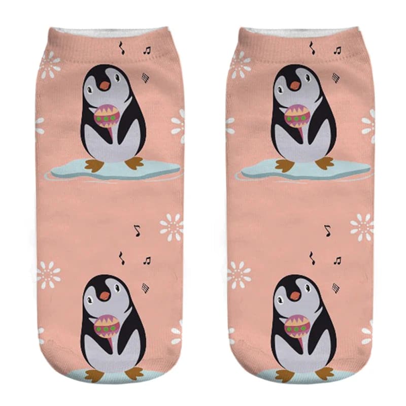 Penguin ankle socks