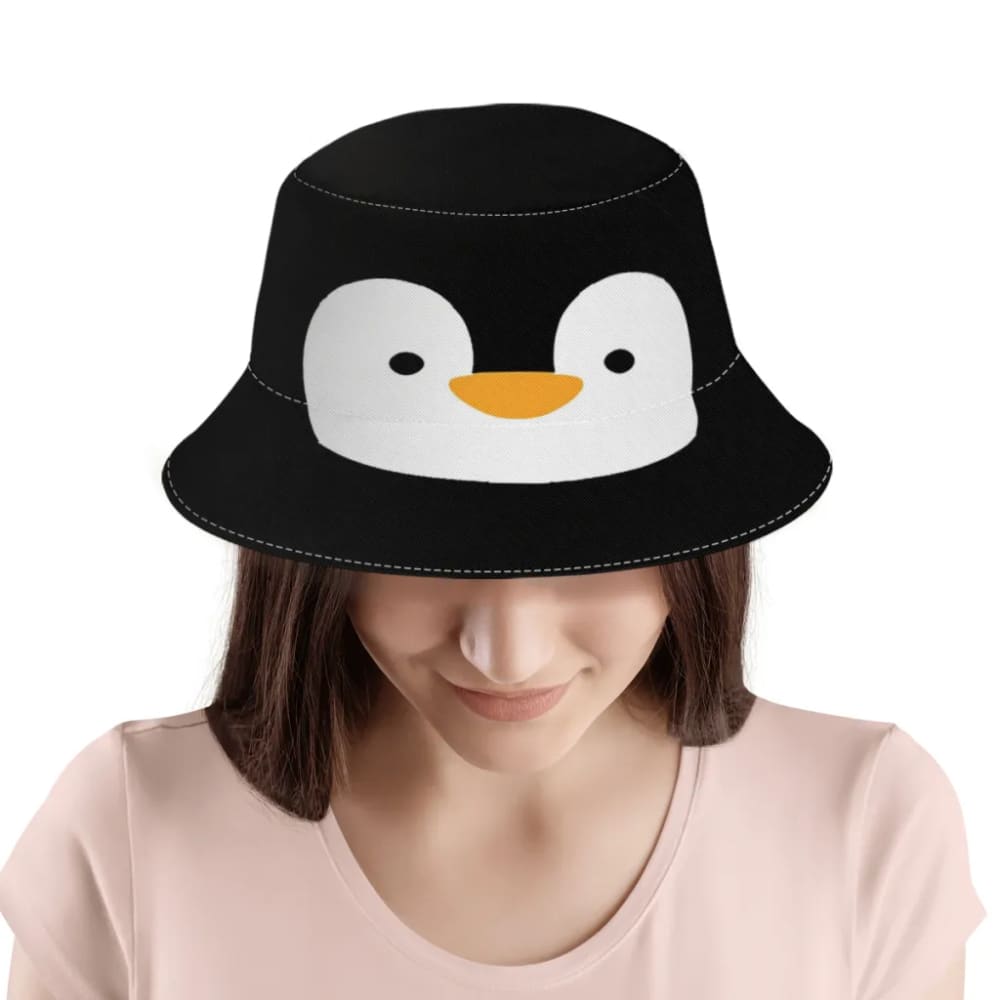 Penguin bucket hat - WHITE / One Size