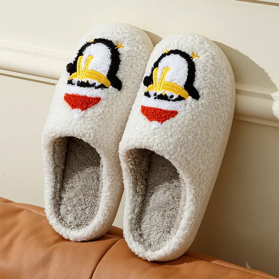 Penguin christmas slippers