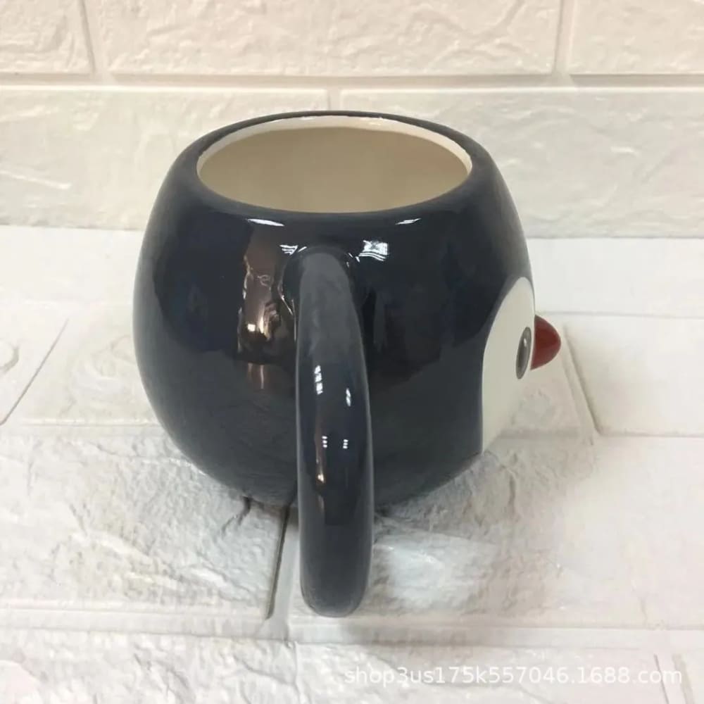 penguin coffee mug - Black / 13oz mugs