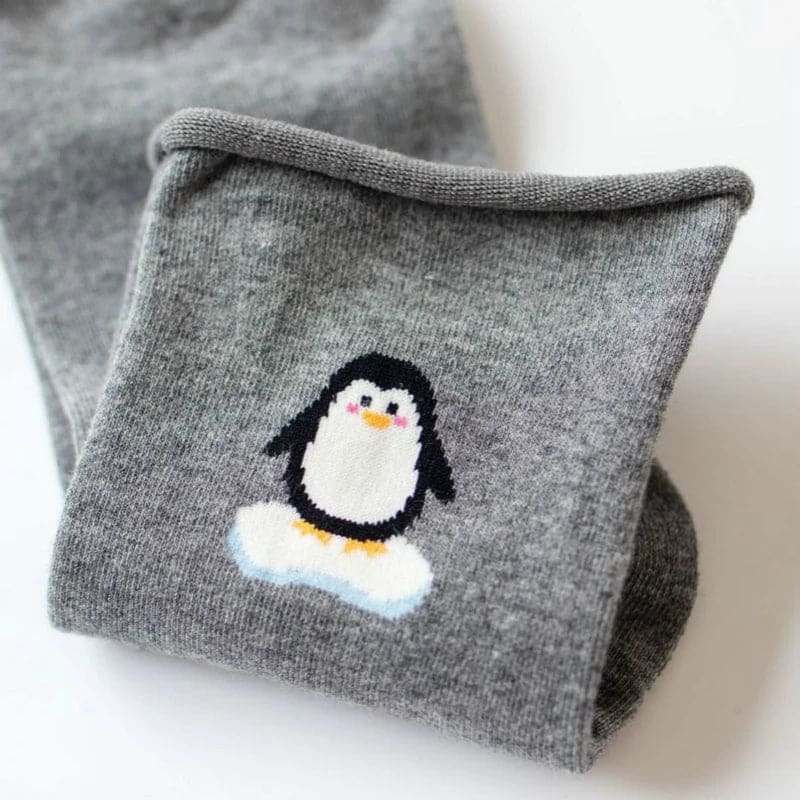 Penguin cozy socks - 03 gray / EU 36 - 40 US 5 - 8.5