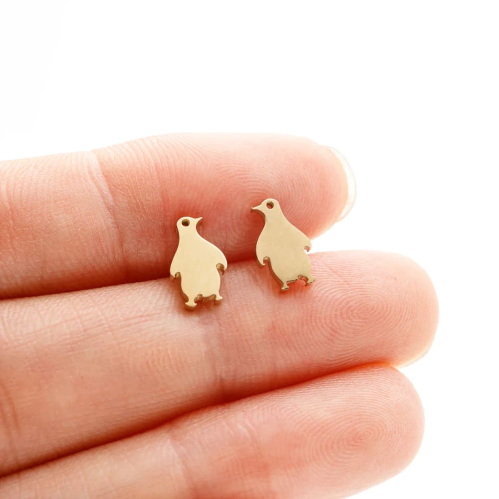 Penguin earring studs - earrings