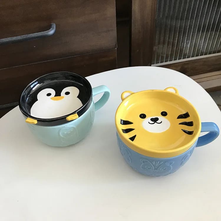 Penguin hot chocolate mug - 11oz mugs
