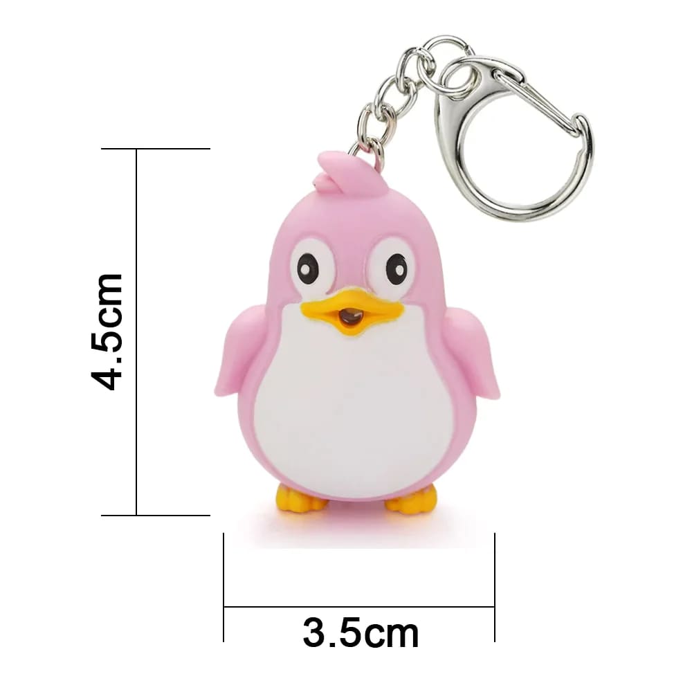 Penguin keychain light