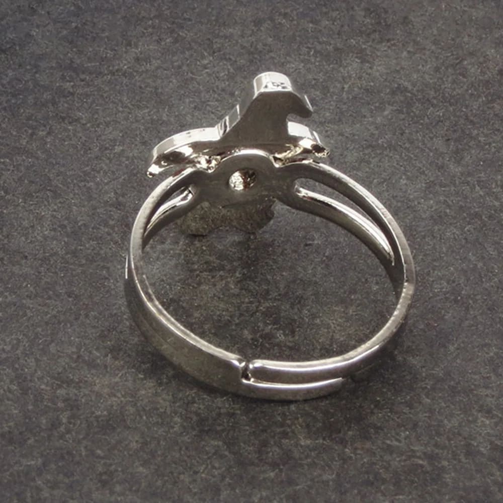 Penguin mood ring - Silver / Resizable