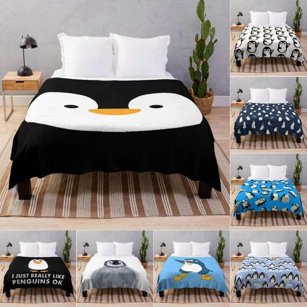 Penguin pillow pet blanket