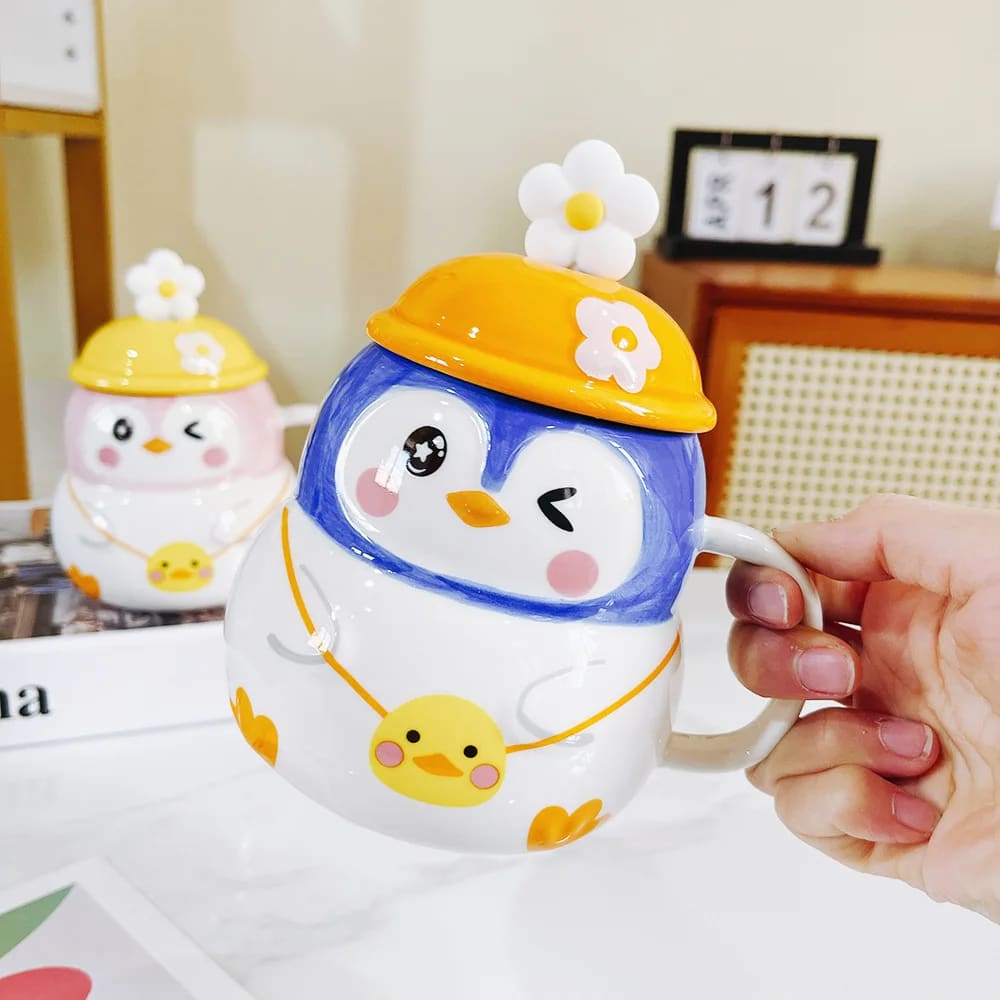Penguin shaped mug - mugs