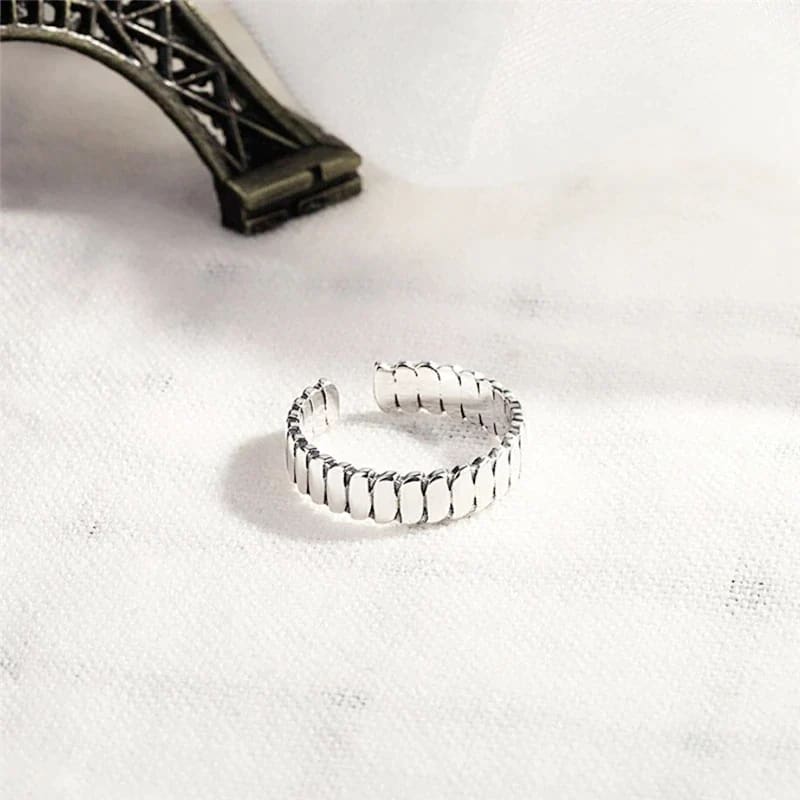 Penguin wrap ring - Silver / Resizable