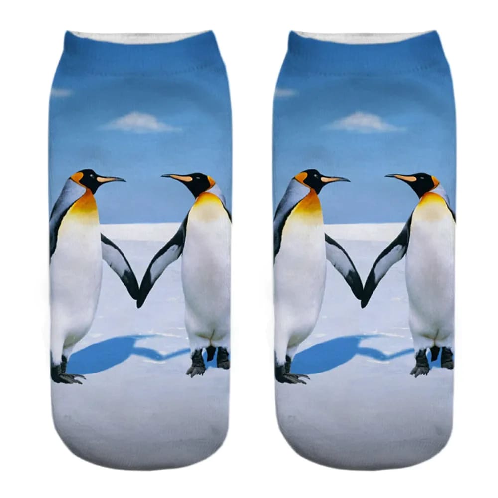 Playful penguin socks - 05