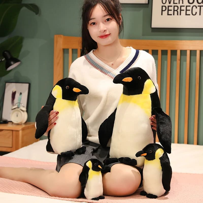 Plush emperor penguin