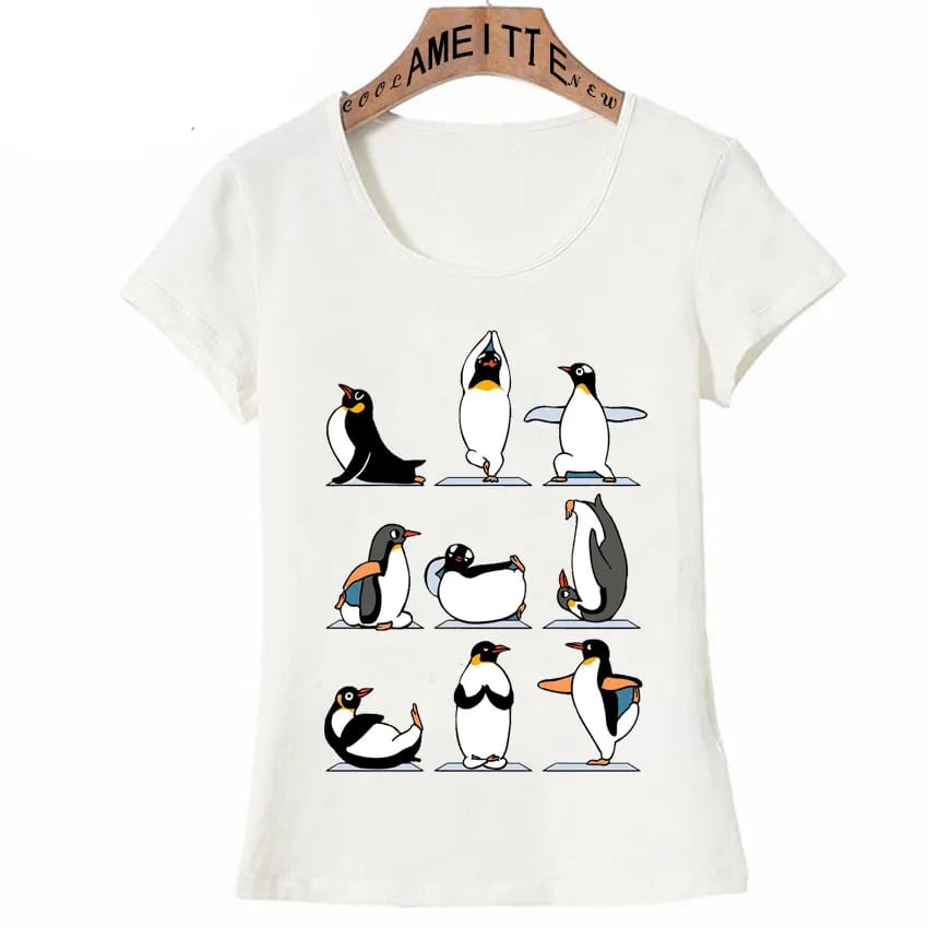 Yoga penguin t - dhirt